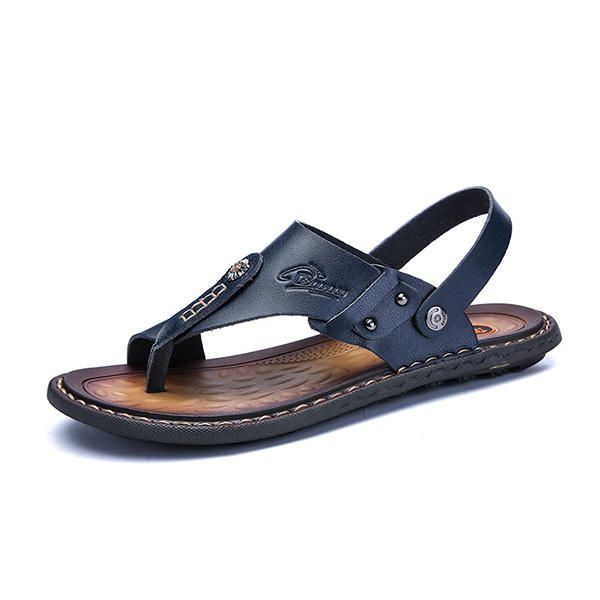 Bequeme Zwei Wege Schuhe Für Herren Mit Clip Toe Sandalen