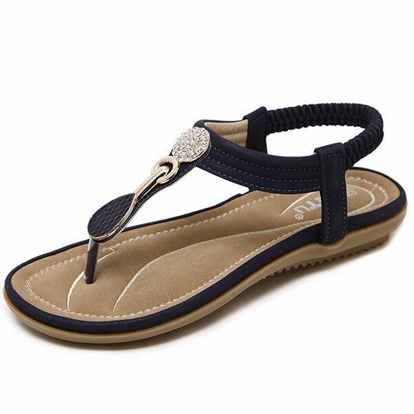 Damen Casual Soft Sole Beach Outdoor Flache Sandalen