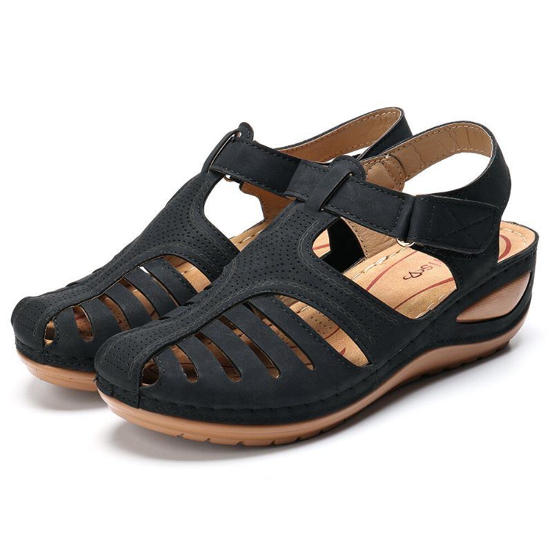 Damen Leichte Freizeitschuhe Aushöhlen Sandalen Mit Weicher Sohle