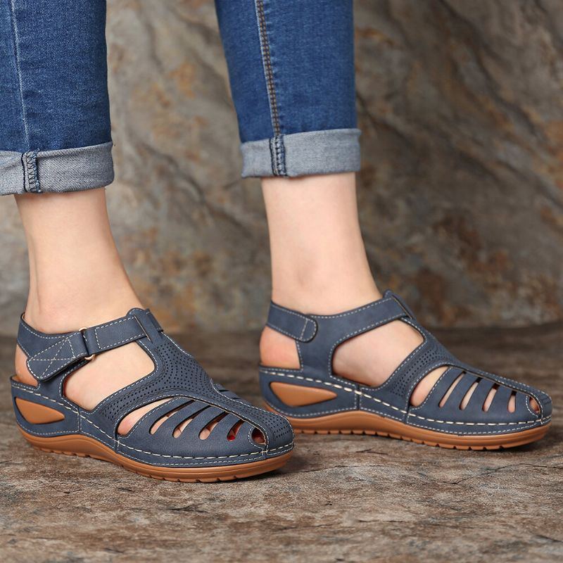 Damen Leichte Freizeitschuhe Aushöhlen Sandalen Mit Weicher Sohle