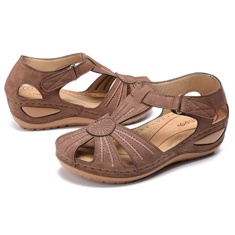 Damen Keilschuhe Spleißen Lässige Bequeme Sandalen