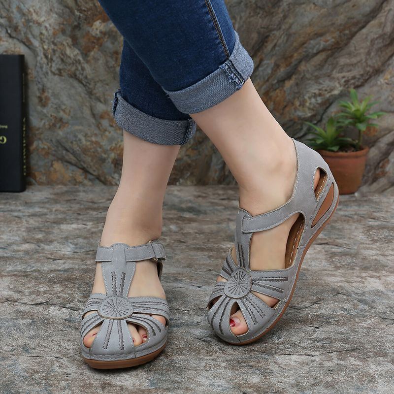 Damen Keilschuhe Spleißen Lässige Bequeme Sandalen