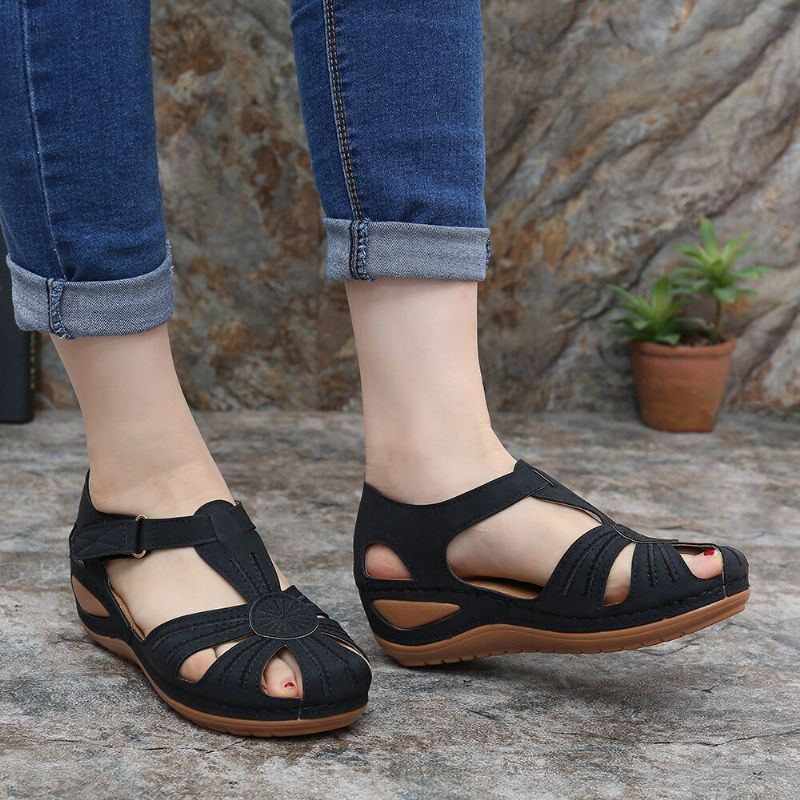 Damen Keilschuhe Spleißen Lässige Bequeme Sandalen