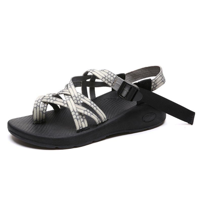 Große Damen Flache Outdoor Casual Walking Sandalen