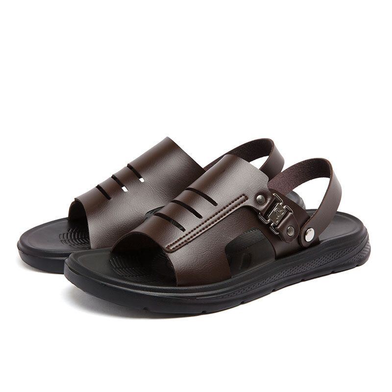 Herren Casual Outdoor Open Toes Two Ways Sommersandalen