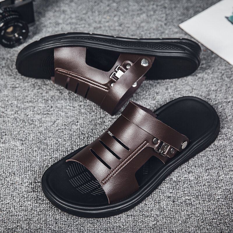 Herren Casual Outdoor Open Toes Two Ways Sommersandalen