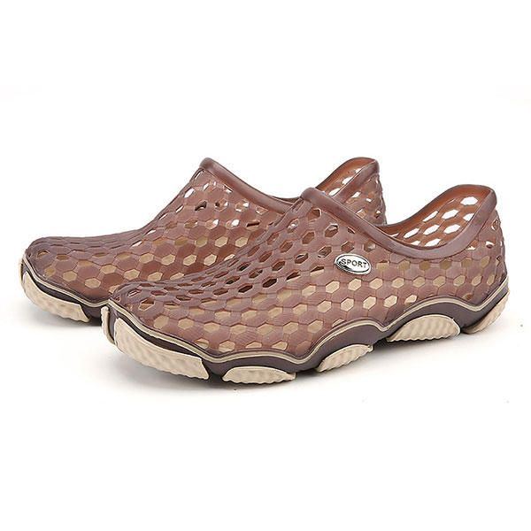 Herren Strandsandalen Flache Outdoor Slip On Höhlenschuhe