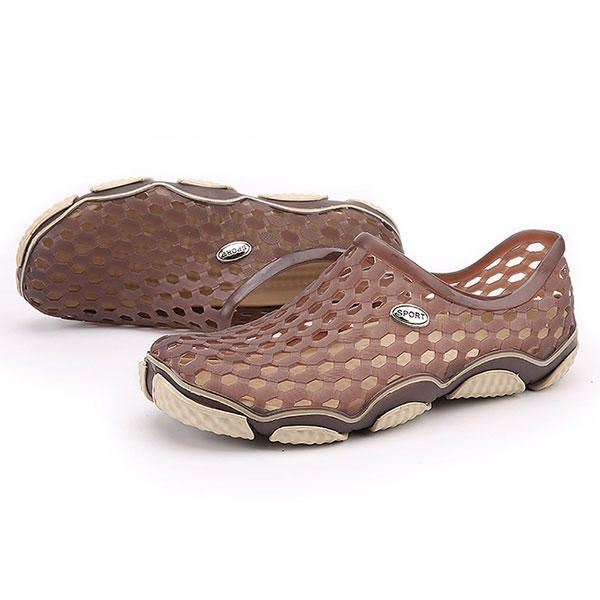 Herren Strandsandalen Flache Outdoor Slip On Höhlenschuhe