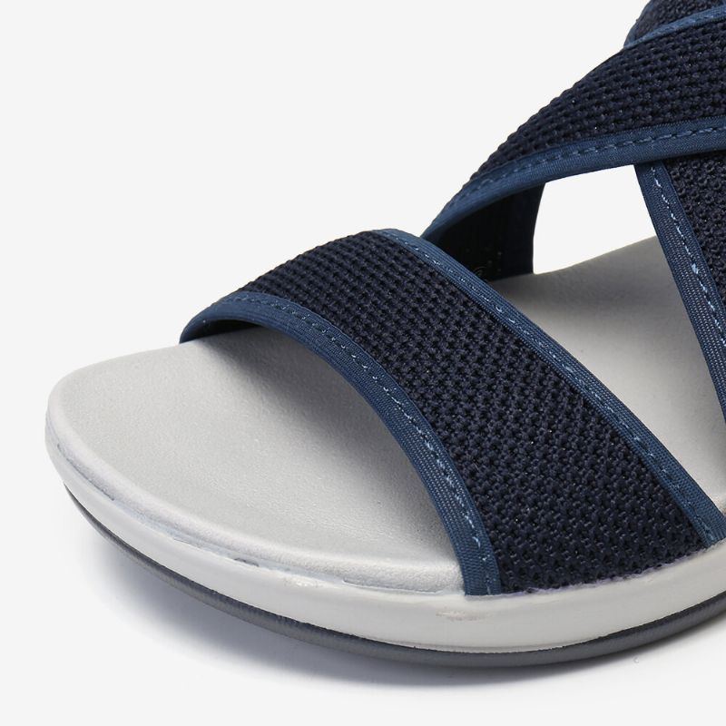 Lässige Sportsandalen Mit Offener Zehenpartie Und Kreuzriemen Für Damen