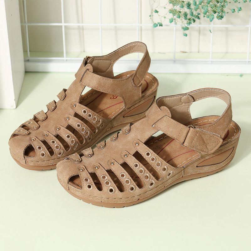 Rivet Leichte Weiche Keilsandalen Für Damen