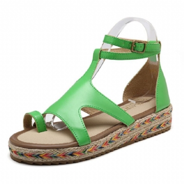 Roman Gladiator Sandalen Sommer Wedges Plateau Damenschuhe