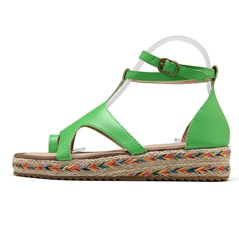 Roman Gladiator Sandalen Sommer Wedges Plateau Damenschuhe