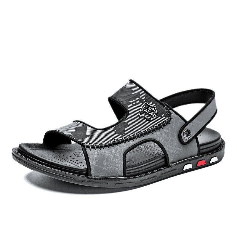 Zwei Wege Rutschfeste Leichte Lässige Outdoor Sandalen Für Herren