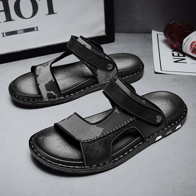 Zwei Wege Rutschfeste Leichte Lässige Outdoor Sandalen Für Herren