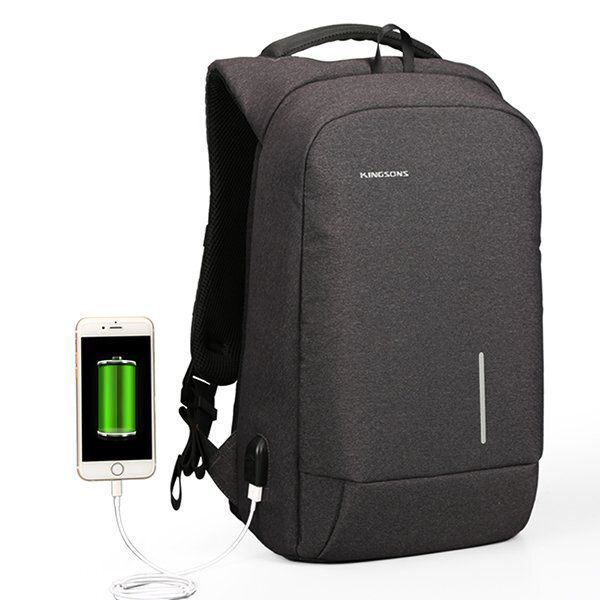 13/15 Zoll Laptop Rucksack Für Herren Wasserdichter Anti Diebstahl Rucksack Mit Externem Usb Anschluss