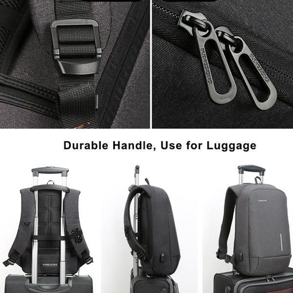 13/15 Zoll Laptop Rucksack Für Herren Wasserdichter Anti Diebstahl Rucksack Mit Externem Usb Anschluss