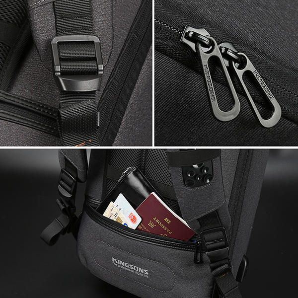 13/15 Zoll Laptop Rucksack Für Herren Wasserdichter Anti Diebstahl Rucksack Mit Externem Usb Anschluss