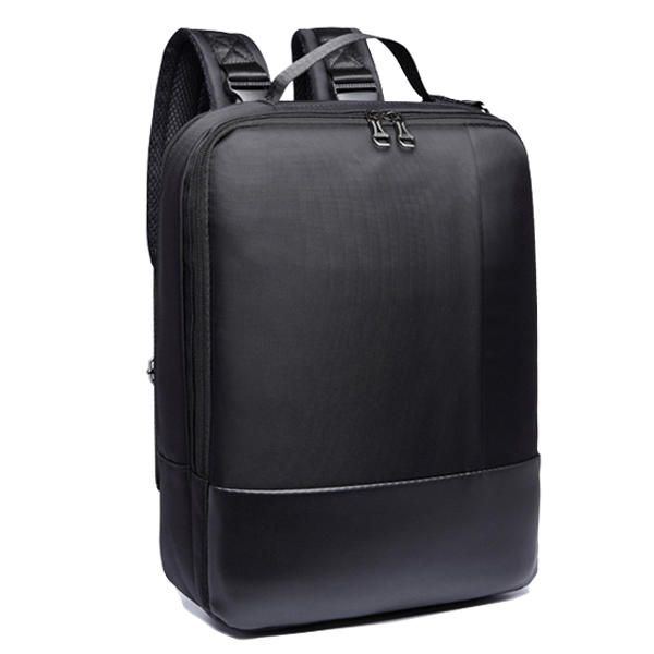 16.5 Zoll Laptop Multifunktions Herren Nylon Rucksack Geschäftsreisen Handtasche Umhängetasche