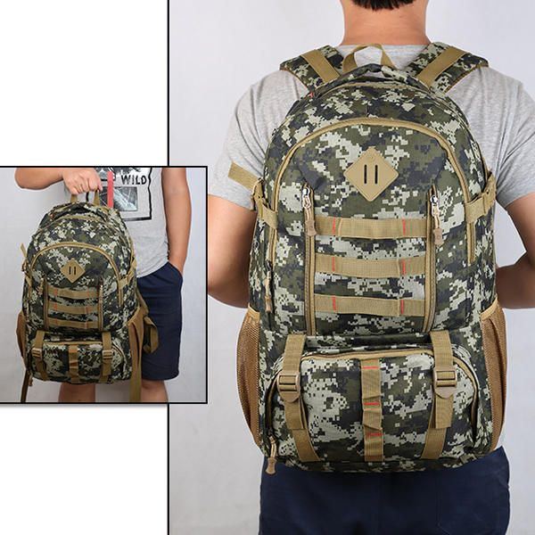 50 L Rucksack Mit Großem Fassungsvermögen Outdoor Rucksack Aus Wasserdichtem Nylon Für Herren Sporttaschen