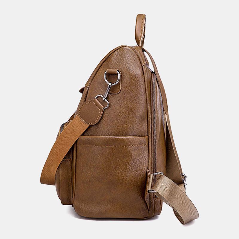 Anti Diebstahl Rucksack Für Damen Multifunktionale Tasche Mit Quaste Und Reißverschluss