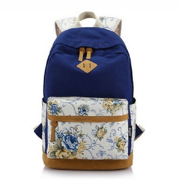 Blumen Mädchen Rucksack Damen Freizeit Rucksack Studenten Rucksack Teenager Schultaschen