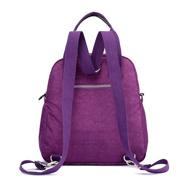 Damen Damen Nylon Elegante Stilvolle Mehrzweck Rucksack Reise Umhängetasche