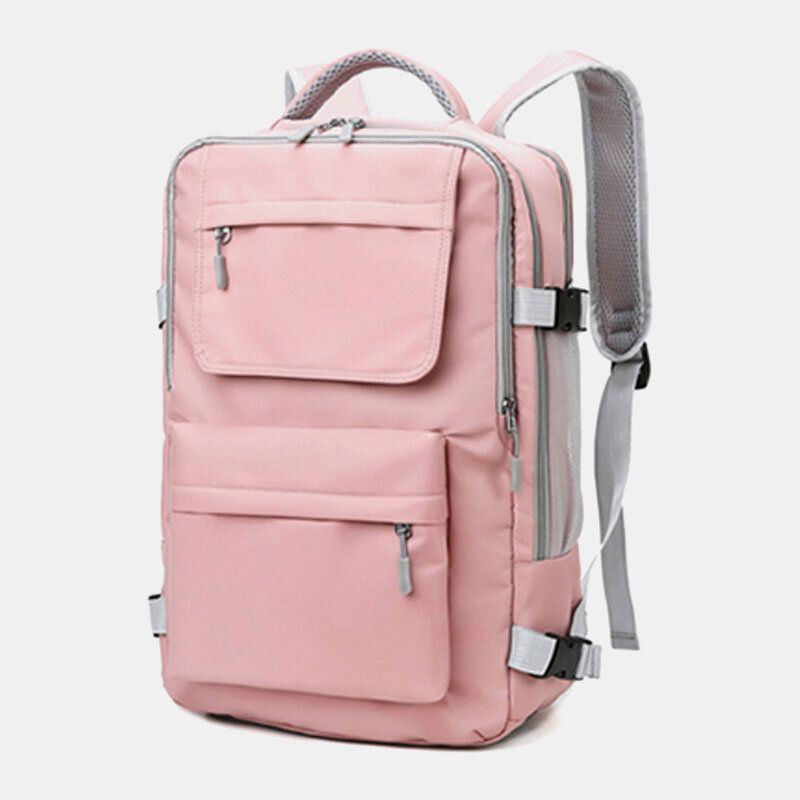 Damen Nylon Multi Pocket Schuhfach Rucksack Multifunktionale Reisetasche Mit Großem Fassungsvermögen