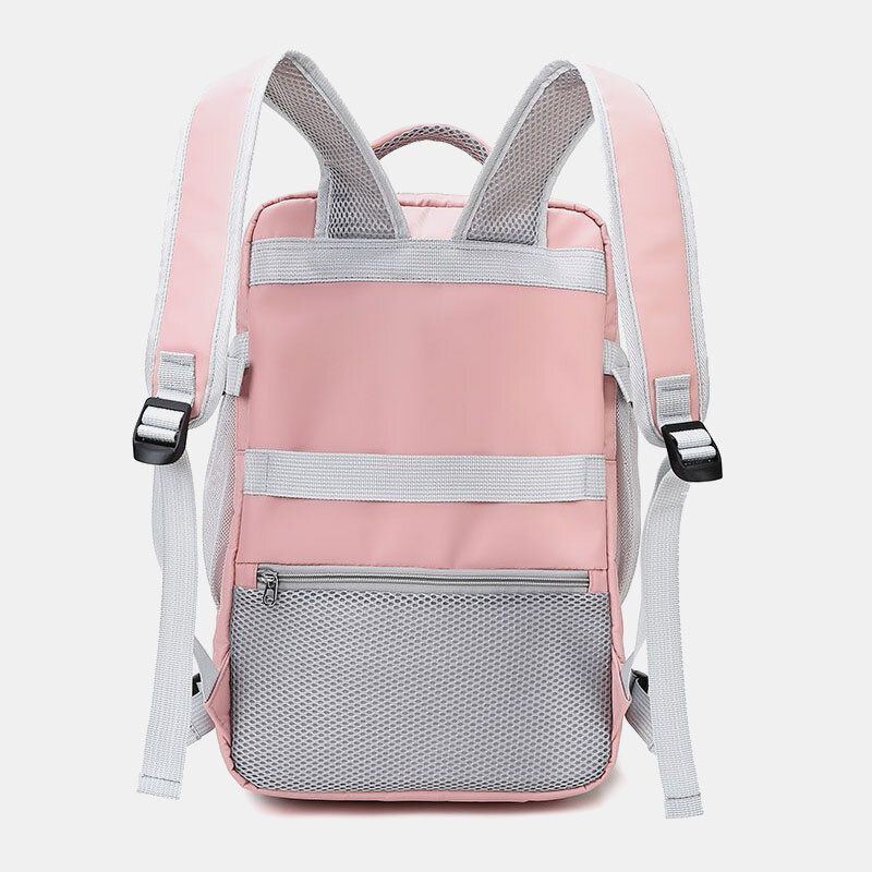 Damen Nylon Multi Pocket Schuhfach Rucksack Multifunktionale Reisetasche Mit Großem Fassungsvermögen