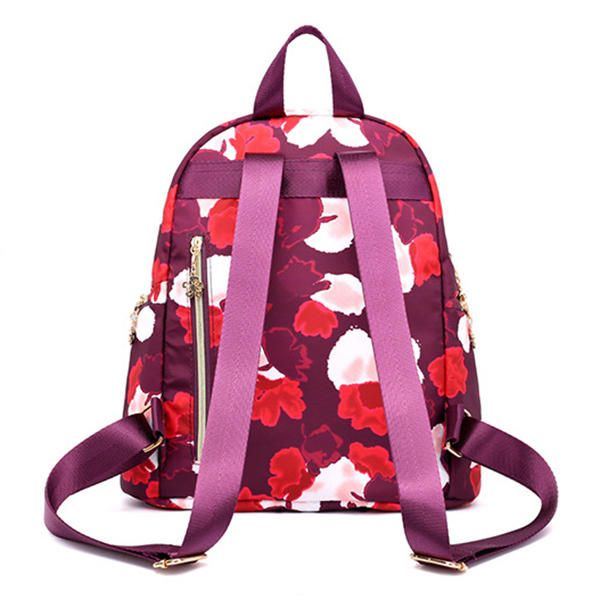 Damen Nylon Rucksack Mit Sternenhimmel Muster