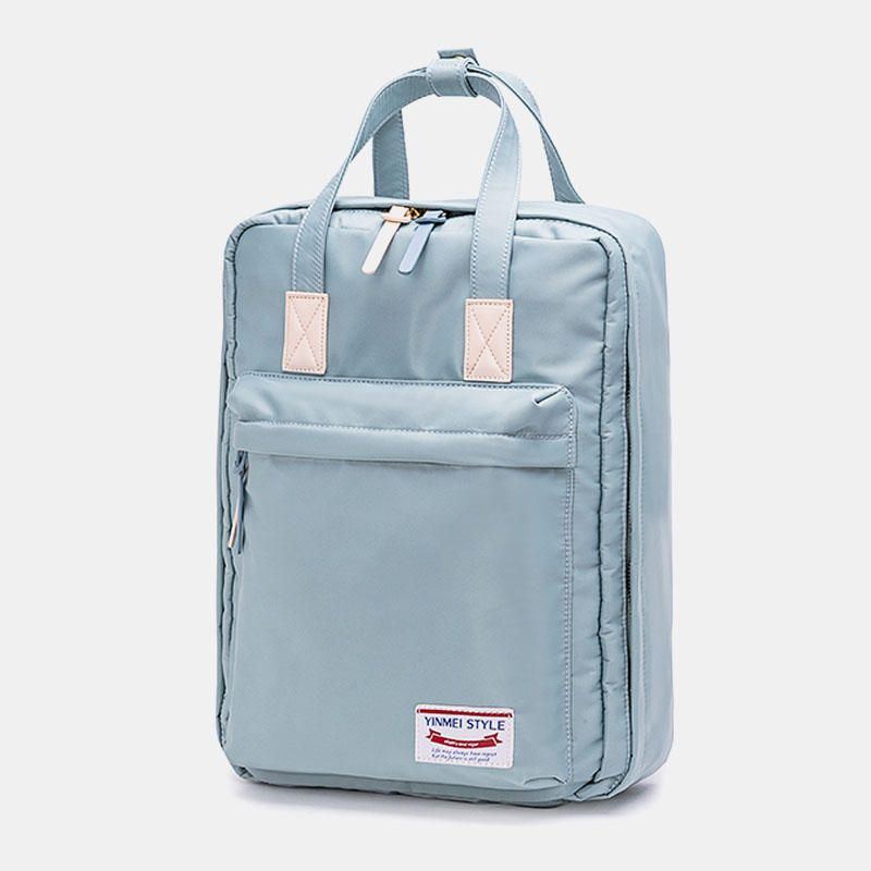 Damen Nylon Wasserdichter Multifunktions Rucksack Freizeit Rucksack Mit Großer Kapazität Freizeit Reisetasche