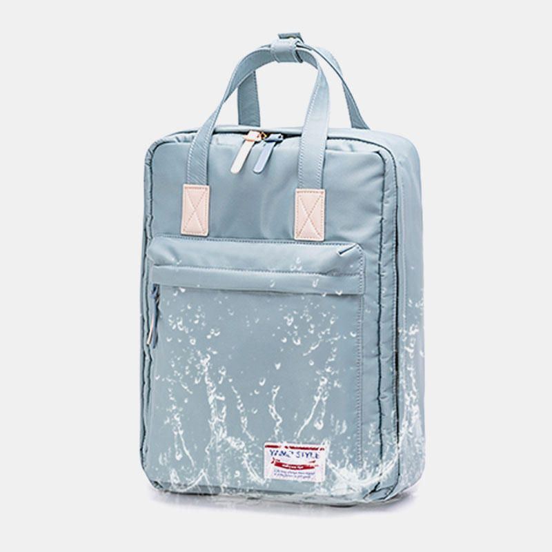 Damen Nylon Wasserdichter Multifunktions Rucksack Freizeit Rucksack Mit Großer Kapazität Freizeit Reisetasche