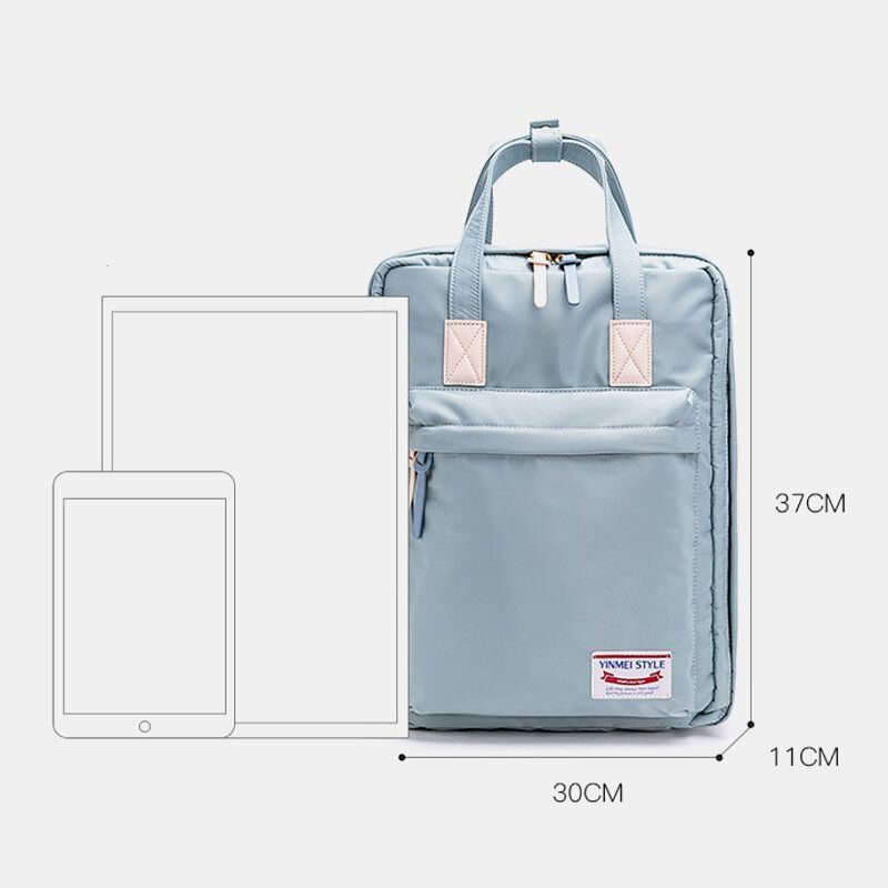 Damen Nylon Wasserdichter Multifunktions Rucksack Freizeit Rucksack Mit Großer Kapazität Freizeit Reisetasche