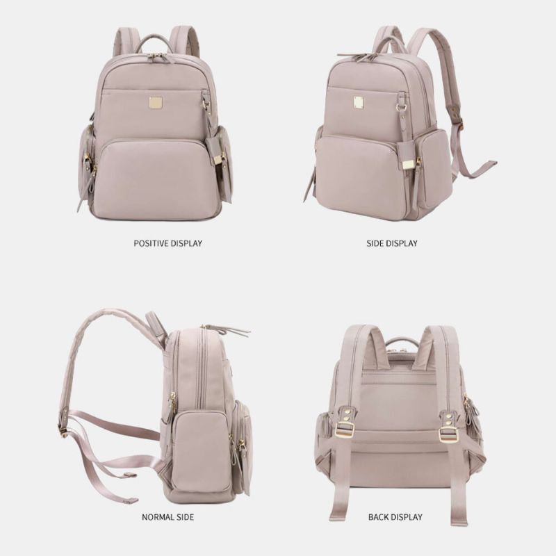 Damen Oxford Rucksack Mit Großer Kapazität Und Mehreren Taschen Lässige 13.3/14 Zoll Laptoptasche