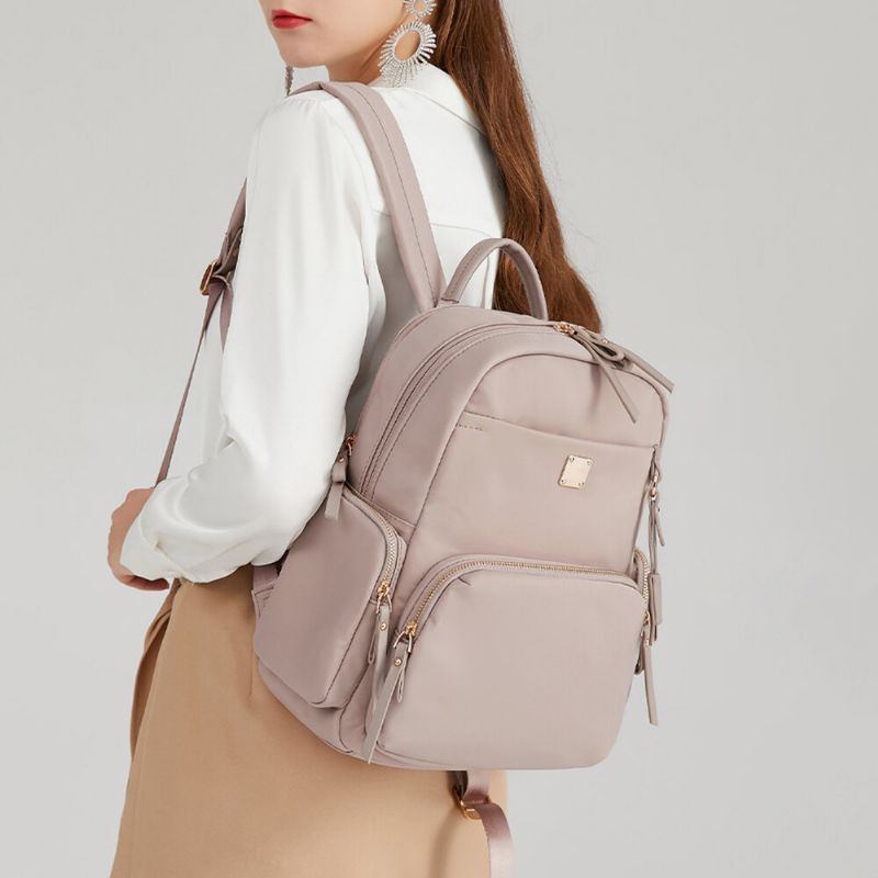 Damen Oxford Rucksack Mit Großer Kapazität Und Mehreren Taschen Lässige 13.3/14 Zoll Laptoptasche