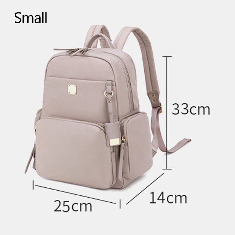 Damen Oxford Rucksack Mit Großer Kapazität Und Mehreren Taschen Lässige 13.3/14 Zoll Laptoptasche