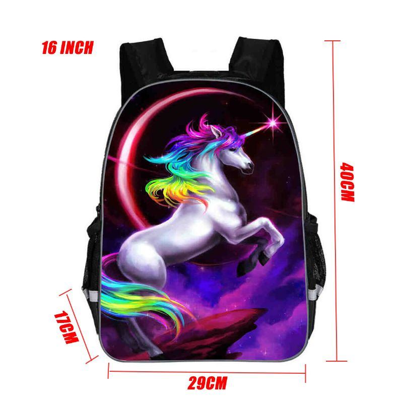 Damenmode Magischer Regenbogen Mode Schultasche Reiserucksack Kinderrucksack Geschenk