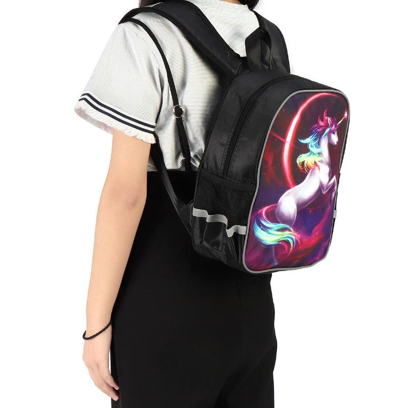 Damenmode Magischer Regenbogen Mode Schultasche Reiserucksack Kinderrucksack Geschenk