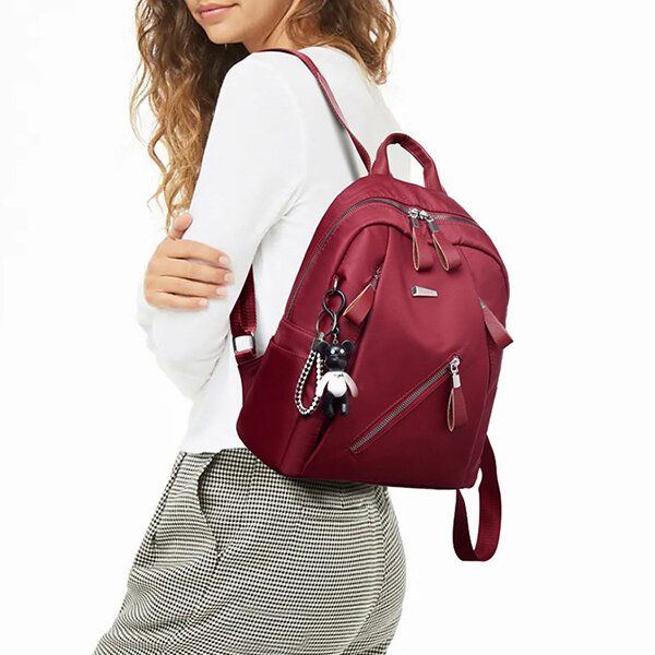 Damen Casual Große Kapazität Oxford Wasserdichter Rucksack Multifunktions Umhängetasche