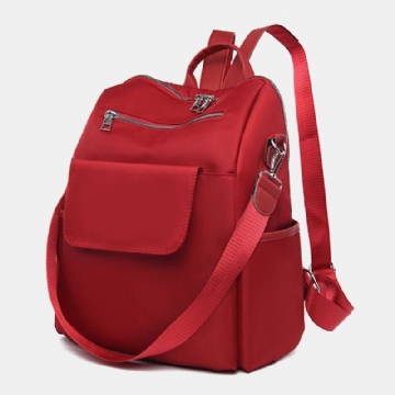 Damen Casual Oxford Große Kapazität Klappe Tasche Cabrio Strap Outdoor Reise Umhängetasche Rucksack