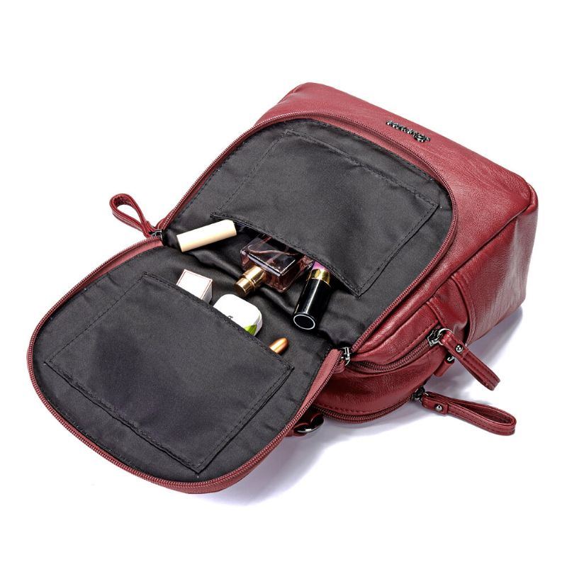 Damen Multifunktions Weiche Handtaschen Weinlese Böhmische Schulter Crossbody Beutel Rucksack