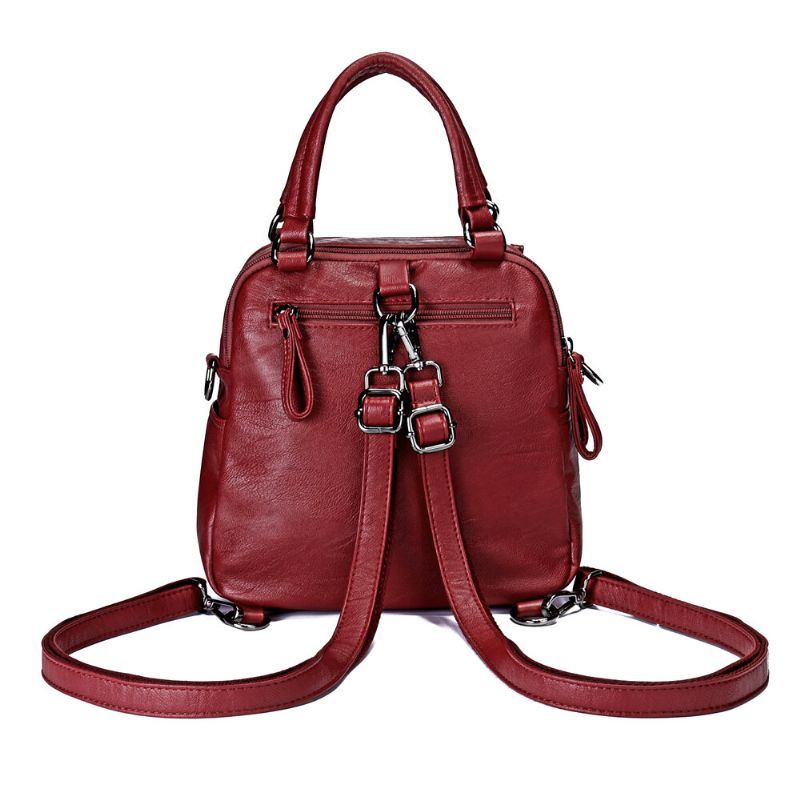 Damen Multifunktions Weiche Handtaschen Weinlese Böhmische Schulter Crossbody Beutel Rucksack