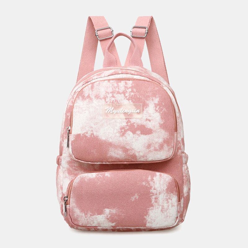 Damen Oxford Anti Diebstahl Rucksack Mit Großem Fassungsvermögen Tie Dye Rucksack Reisetasche