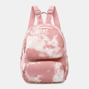 Damen Oxford Anti Diebstahl Rucksack Mit Großem Fassungsvermögen Tie Dye Rucksack Reisetasche