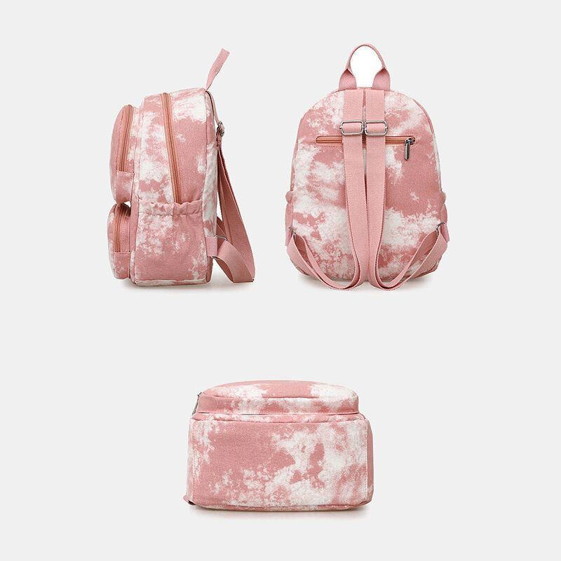 Damen Oxford Anti Diebstahl Rucksack Mit Großem Fassungsvermögen Tie Dye Rucksack Reisetasche