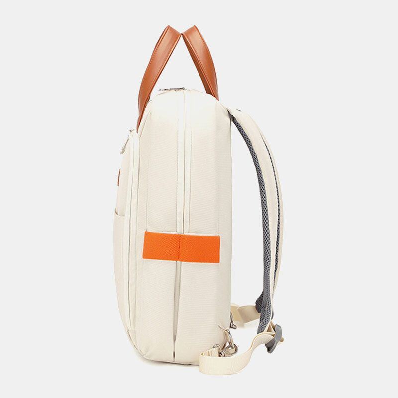 Damen Oxford Rucksack Mit Verstecktem Schulterriemen Und Mehreren Taschen Wasserdichte Verschleißfeste 14 Zoll Laptoptasche