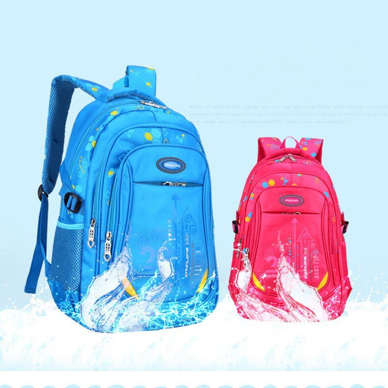 Großer Wasserdichter Rucksack Aus Nylon Für Kinder Schultasche Für Schüler Der Mittelstufe