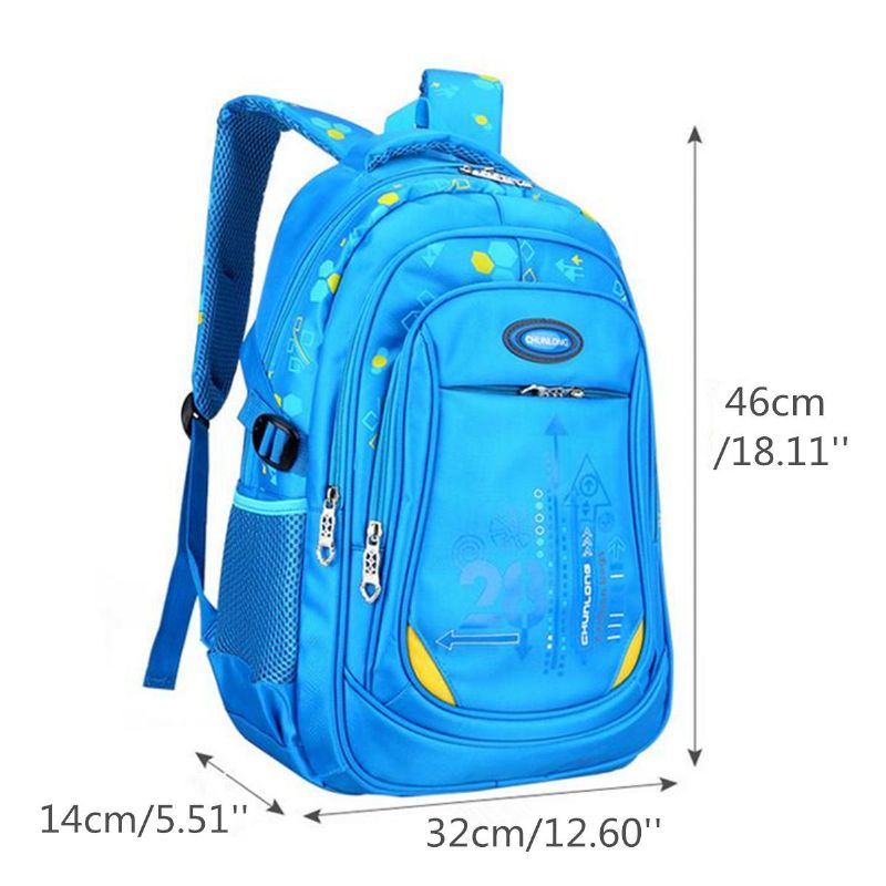 Großer Wasserdichter Rucksack Aus Nylon Für Kinder Schultasche Für Schüler Der Mittelstufe