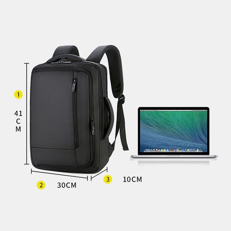 Herren 15.6 Zoll Usb Lade Business Laptoptasche Rucksack