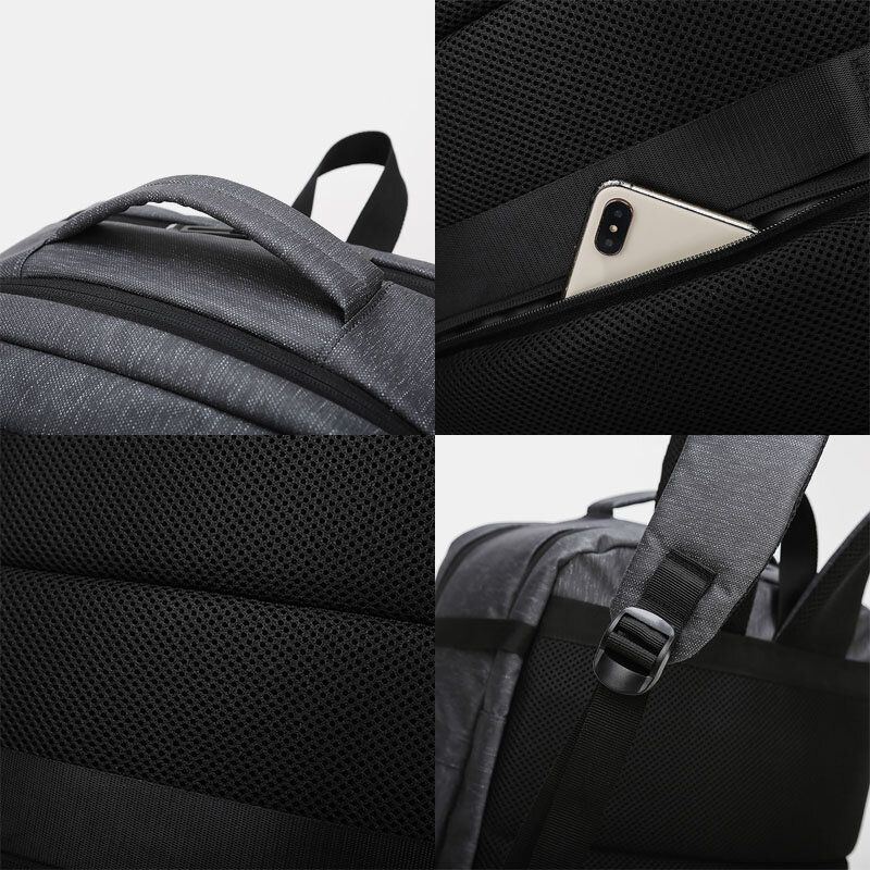 Herren 15.6 Zoll Usb Lade Wasserdichter Business Laptop Rucksack