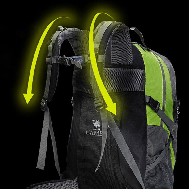 Herren 40 L Polyester Wasserdicht Leicht Große Kapazität Sport Wandern Reiserucksack